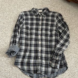 SHIRT plaid cotton button down